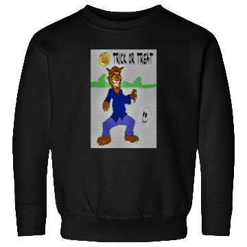 Discover Weird Wolf Out for Halloween Sweatshirts