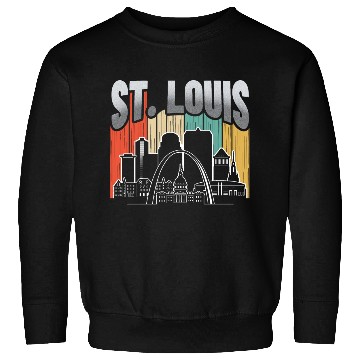 Discover St. Louis Missouri Vintage Sweatshirts