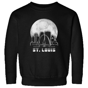 Discover St. Louis Missouri Full Moon Sweatshirts