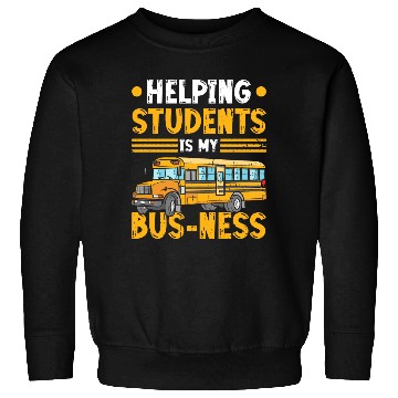 Discover Bus Assistant Back To School Bus Monitor Sweatshirts