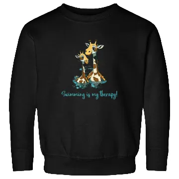Discover swimming is my therapy - lifeguard Sweatshirts
