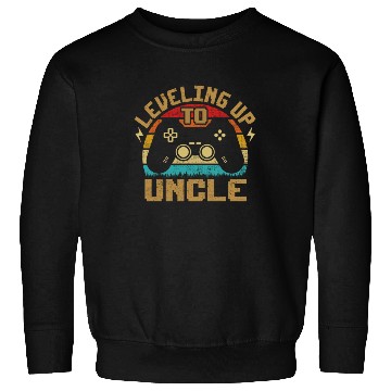 Discover Leveled Up To Uncle Gamer Gaming Future Uncle Sweatshirts