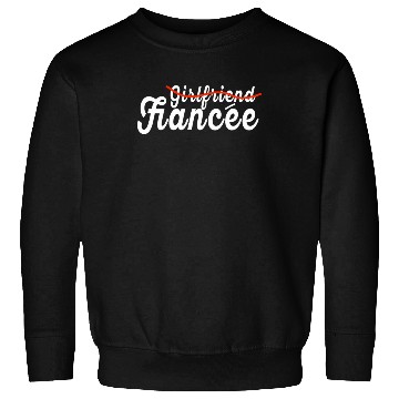 Discover Girlfriend Fiancee Couple Engagement Engaged Sweatshirts