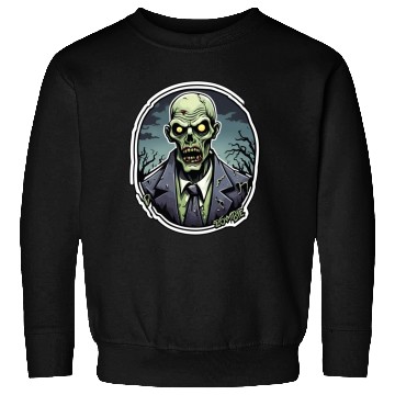 Discover Zombie in a Suit / Halloween / Monster / green Sweatshirts