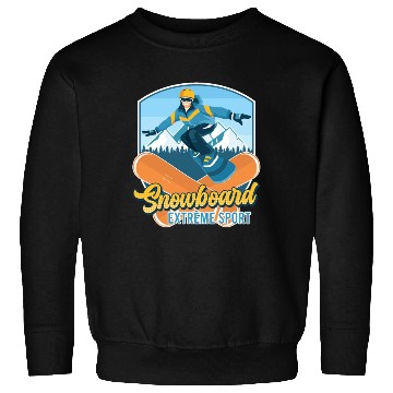 Discover Snowboard Extreme Sport Sweatshirts Snowboarder