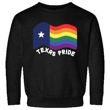 Discover Rainbow Texas Flag Design for proud LGBT+ Texan Sweatshirts