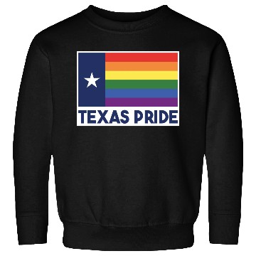 Discover Texas Flag Rainbow Design for proud LGBT+ Texan Sweatshirts