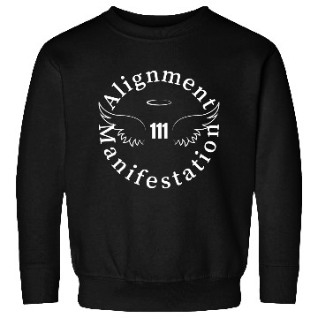 Discover 111 Angel Number Manifest Unisex Softstyle Sweatshirts
