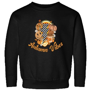 Discover Autumn Vibes, Lightning Bolt, Retro, Vintage, Fall Sweatshirts