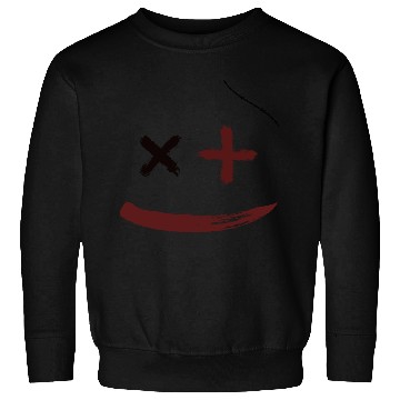 Discover White and Black Smile Confuse Sweatshirts Template 2