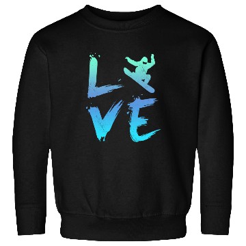 Discover LOVE Snowboarding Freestyle Winterpark Snowboard Sweatshirts