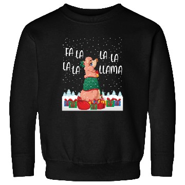 Discover Fa La La La La La Llama Funny Gift Sweatshirts