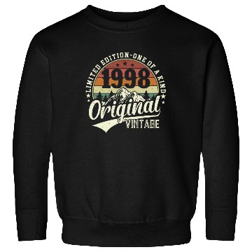 Discover Vintage 1998 Birthday Gift Sweatshirts