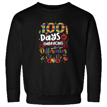 Discover 100 Days of Embracing Differences, SPED Teacher Sweatshirts