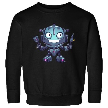 Discover The beautiful space robot Sweatshirts
