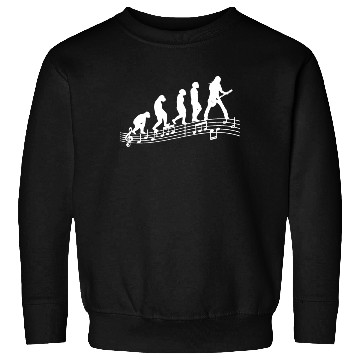 Discover Guitarist E-Guitar Acoustic-Guitar Evolution Sweatshirts