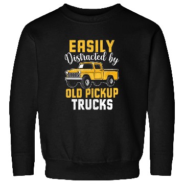 Discover Easily Distracted By Trucks - Funny Trucks Lover , Sweatshirts