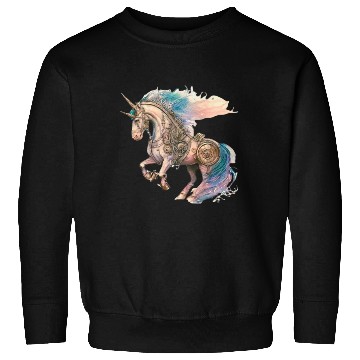 Discover Steampunk Vintage Unicorn Sweatshirts