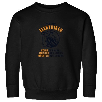 Discover Ich bin Elektriker Wiremen Powerline Technician Sweatshirts