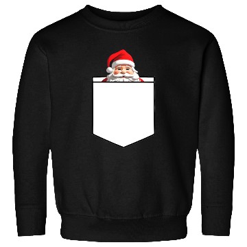 Discover Fake Pocket snata claus Sweatshirts