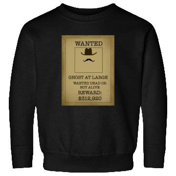 Discover WANTED ghost poster Sweatshirts