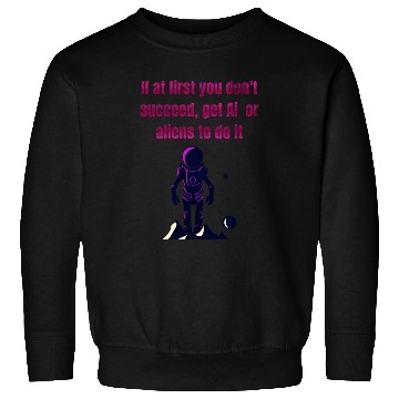 Discover Funny AI and Aliens Sweatshirts