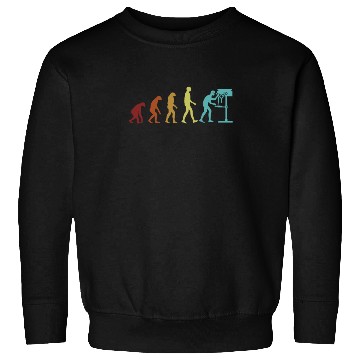 Discover Carpenter Evolution Woodturner Joiner Woodworker Sweatshirts