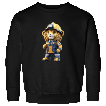 Discover Roaring Leadership: The Lion Engineer Sweatshirts