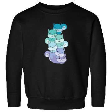 Discover Neptunic Flag Pride Lgbtq Cute Squirrel Pile Sweatshirts