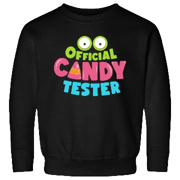 Discover Halloween Official Candy Tester Sweatshirts