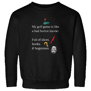 Discover Golfing Horror Movie Sweatshirts