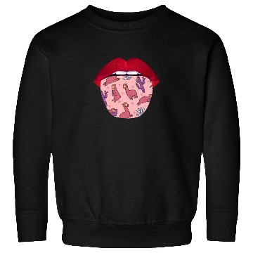 Discover Alpaca Alpaka Lips Sweatshirts