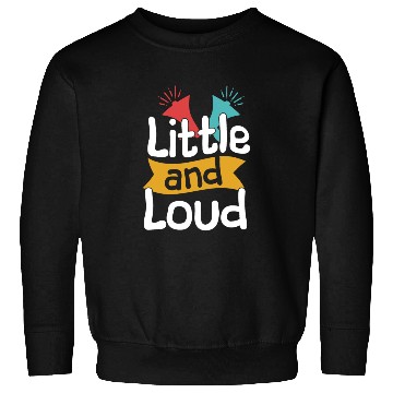 Discover Little And Loud Cheerleading Cheerleader Sweatshirts