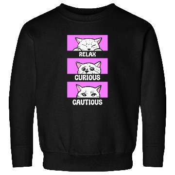 Discover Cat Mood Cat Store Worker Sweatshirts