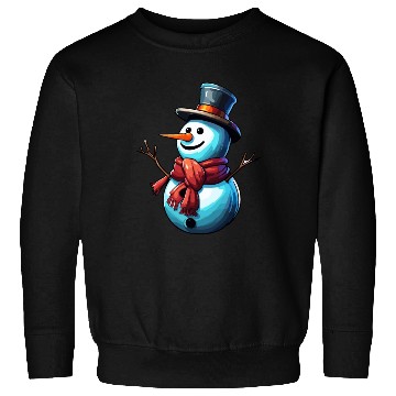 Discover Snowman / Winter / Snowflake / White / Frosti Sweatshirts
