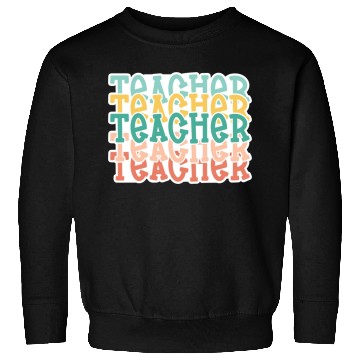 Discover Teacher Stacked Sweatshirts