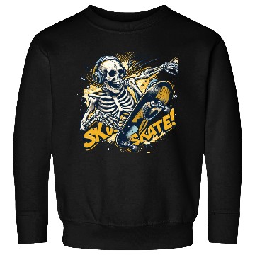 Discover Bone skate cool Halloween design Sweatshirts