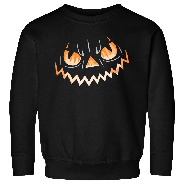 Discover Creepy Jack o Lantern Carved Halloween Pumpkin Sweatshirts