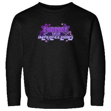 Discover Embrace Your Imperfections Positivity Quote Y2K Ae Sweatshirts
