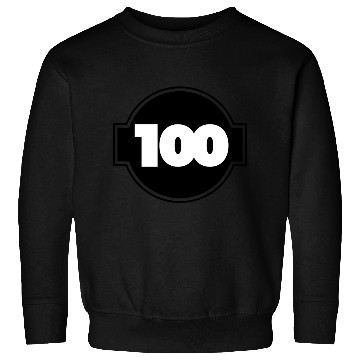 Discover Number 100 Black & White Sweatshirts
