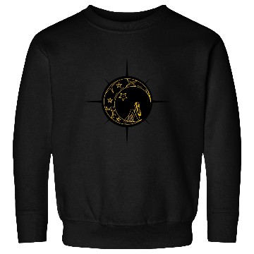 Discover Girl And Astronomy Graphic Sweatshirts