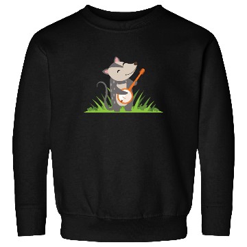 Discover Possum Guitar Kids Cute Sweatshirts
