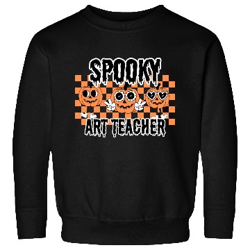 Discover Halloween Spooky Art Teacher Sweatshirts