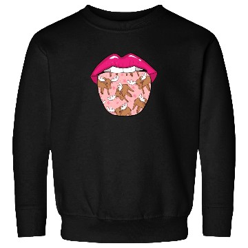Discover Moose Elk Tongue Sweatshirts