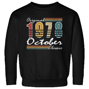 Discover 1978 vintage birthday year of birth 1978 gift Sweatshirts