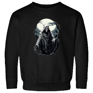 Discover Spooky Halloween Grim Reaper Sweatshirts