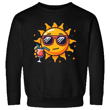 Discover Sun cocktail relaxation star sun Sweatshirts