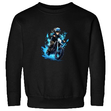 Discover Dirt Bike Anime Ice Racing Motorcycle Ice Racer Sweatshirts