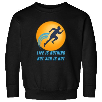 Discover Sun is Hot printed Design Sweatshirts