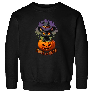 Discover Trick or Meow Sweatshirts